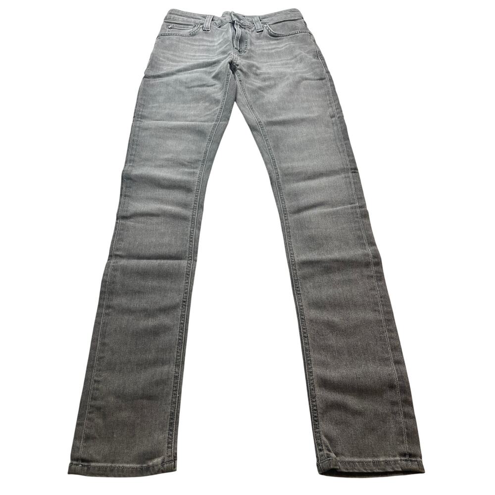 9-75 NUDIE JEANS NWT $210 Men's Skinny Lin Jeans Gray 29x34